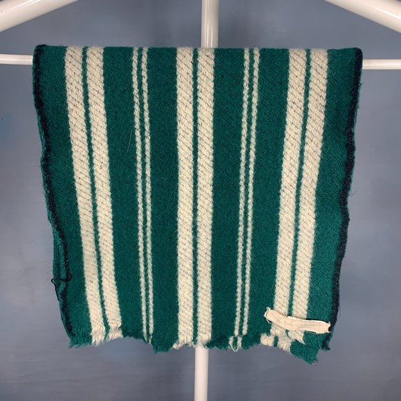 Lochcarron Green Wool Scarf - Picture 4 of 7